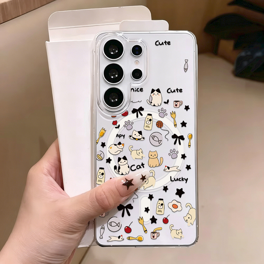 جراب هاتف مغناطيسي بتصميم قطة  - مراجعة Phone Cases With Magsafe وسعره
