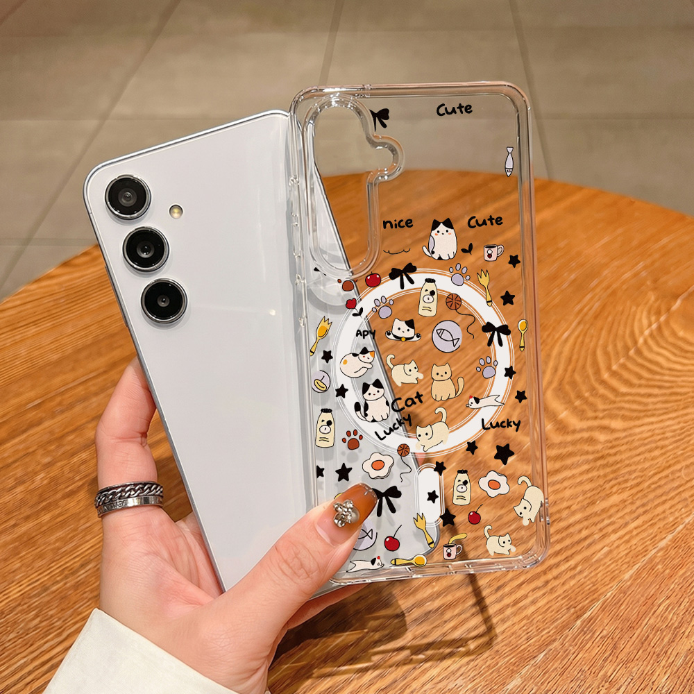 جراب هاتف مغناطيسي بتصميم قطة  - مراجعة Phone Cases With Magsafe وسعره