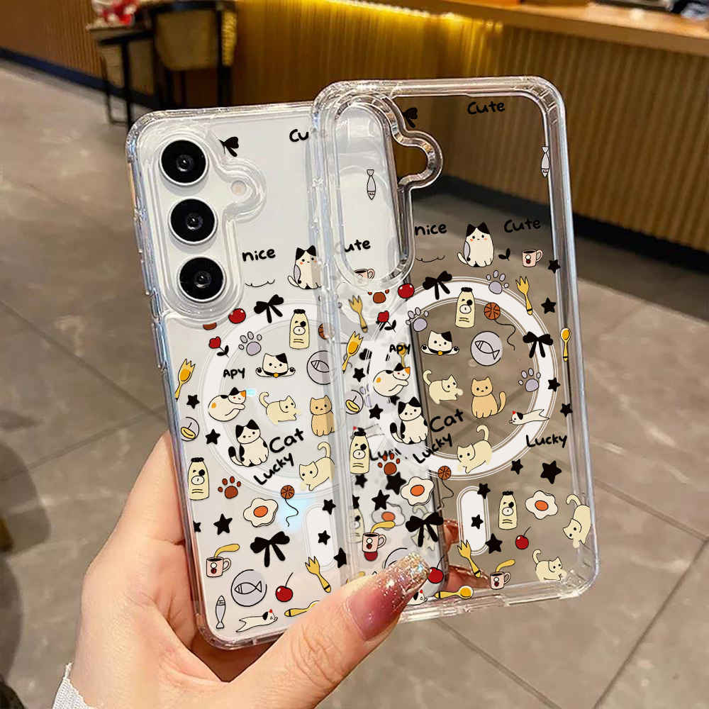جراب هاتف مغناطيسي بتصميم قطة  - مراجعة Phone Cases With Magsafe وسعره