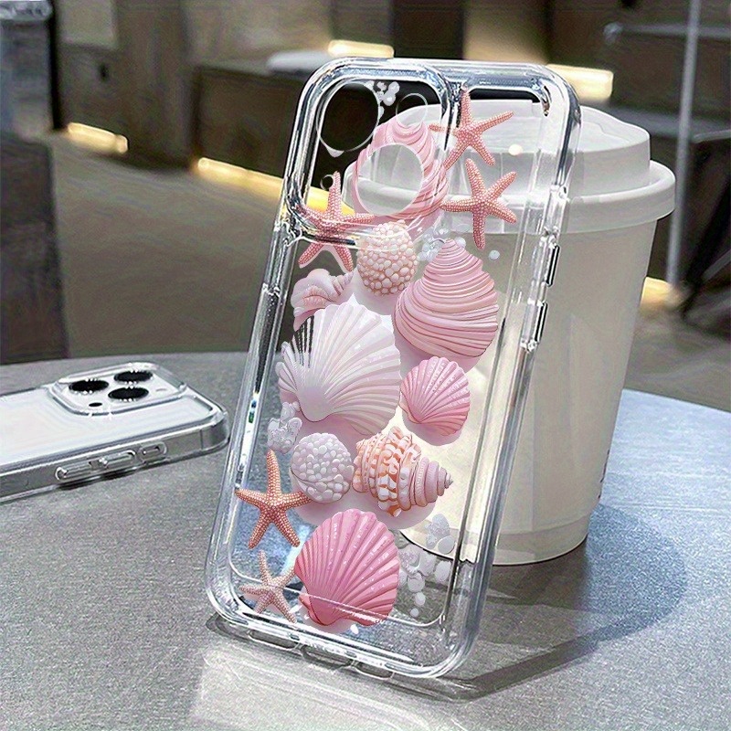 غطاء هاتف عصري بتصميم صدفة الب - مراجعة Phone Cases Pink وسعره
