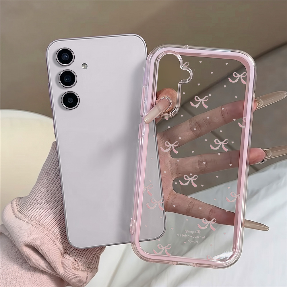 غطاء هاتف ناعم بتصميم فيونكة و - مراجعة Phone Cases Pink وسعره