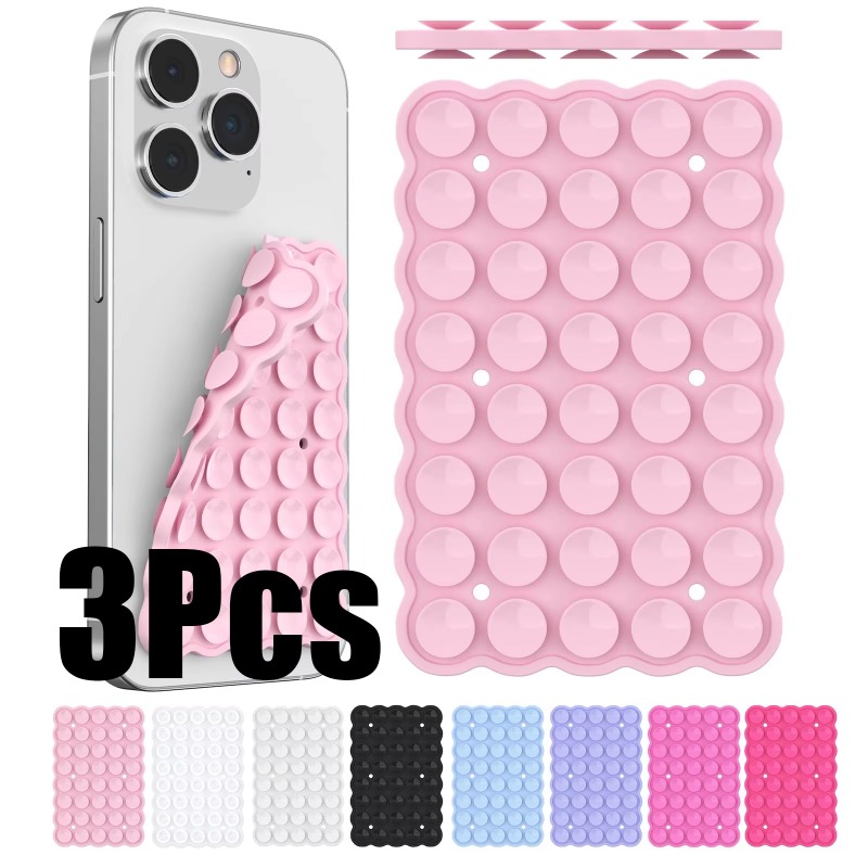 3 قطع حامل هاتف سيليكون بكأس ش - مراجعة Phone Cases Video وسعره