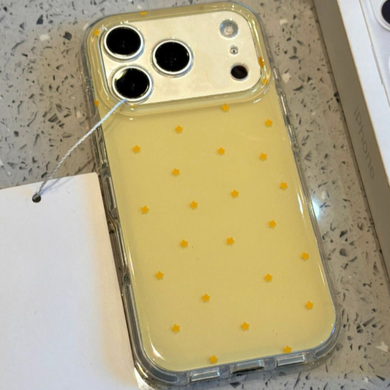 غطاء هاتف أنيق بنمط نجمة صفراء - مراجعة Phone Cases Yellow وسعره