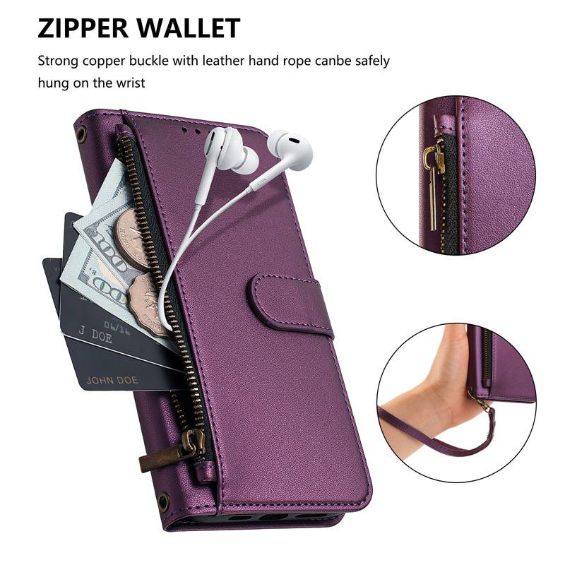جراب هاتف قلاب من جلد البولي ي - مراجعة Phone Cases With Wallet On Back وسعره