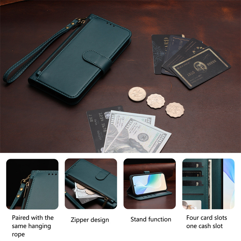 جراب هاتف قلاب من جلد البولي ي - مراجعة Phone Cases With Wallet On Back وسعره