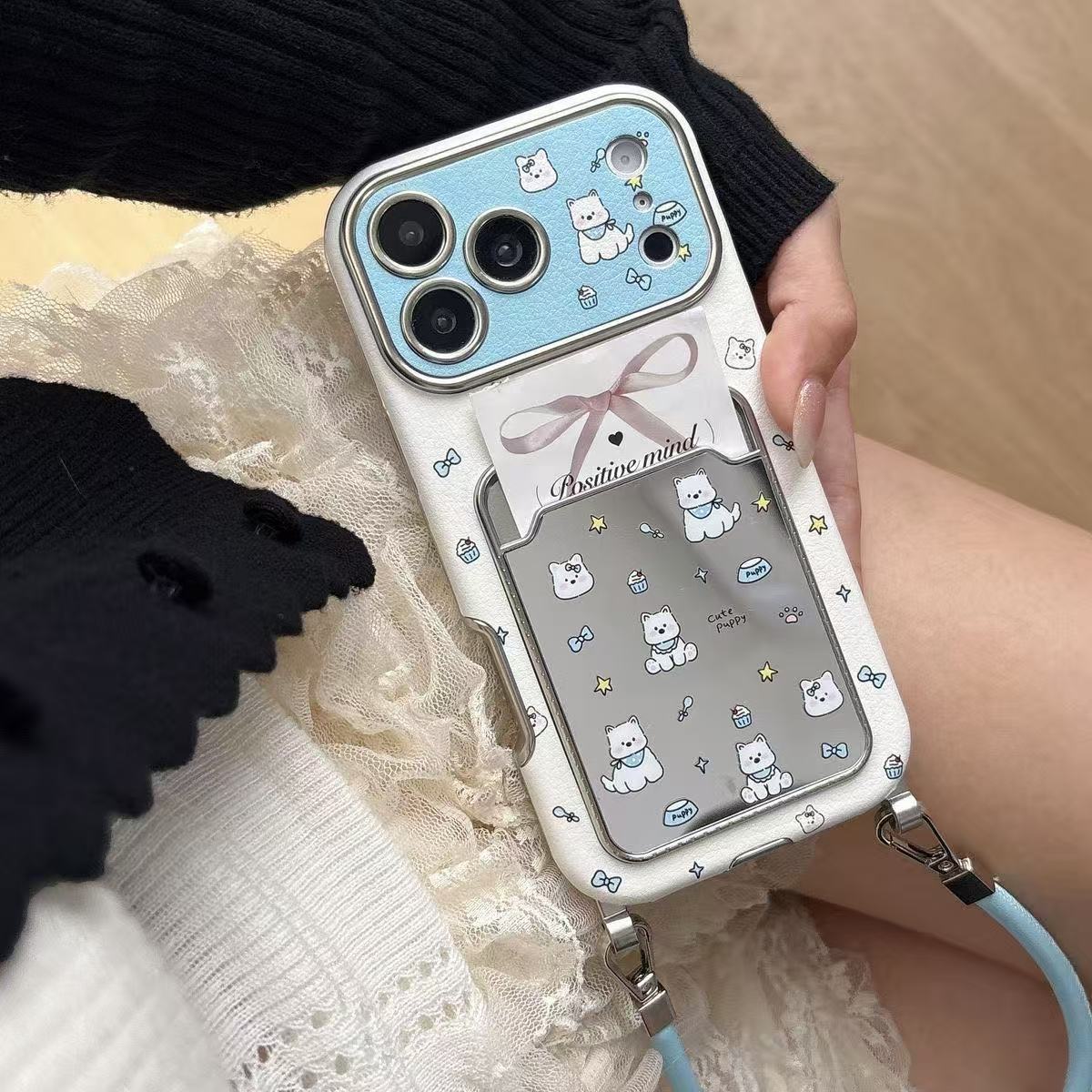 غطاء هاتف لطيف على شكل جرو مع  - مراجعة Phone Cases With Card Holder وسعره