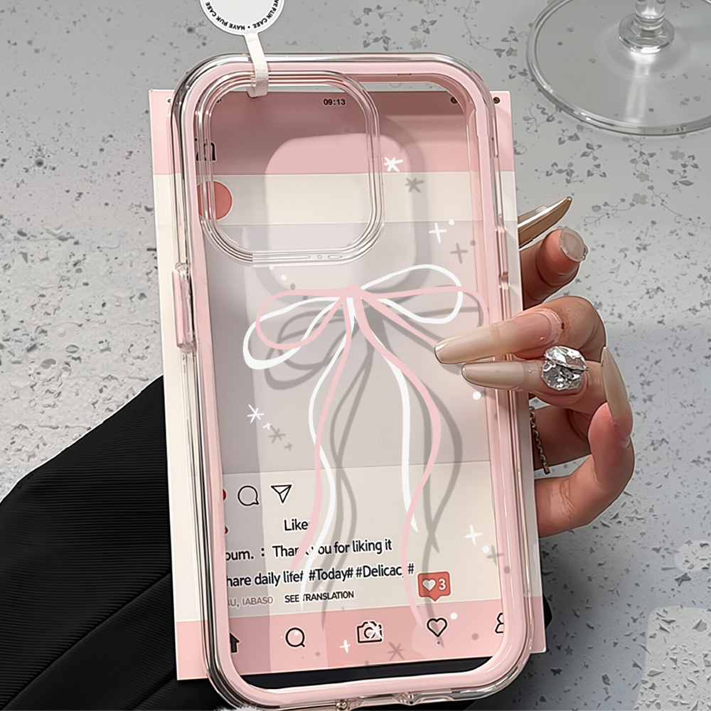 غطاء وردي بتصميم زهور 2 في 1 ل - مراجعة Phone Cases Pink وسعره