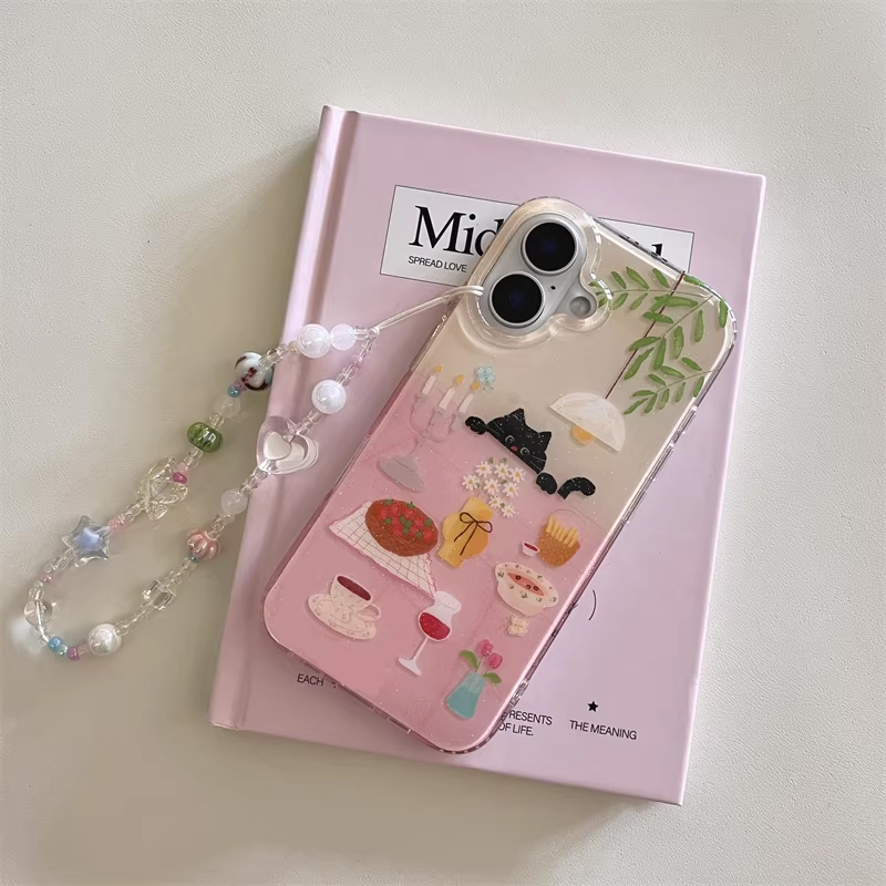 جراب هاتف بتصميم قطة سوداء صغي - مراجعة Phone Cases Y2K وسعره