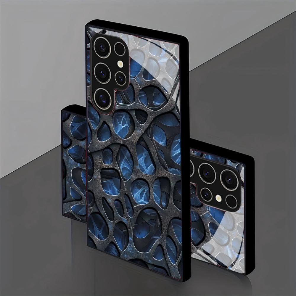 جراب هاتف زجاجي أزرق بتصميم خل - مراجعة Phone Cases Blue وسعره
