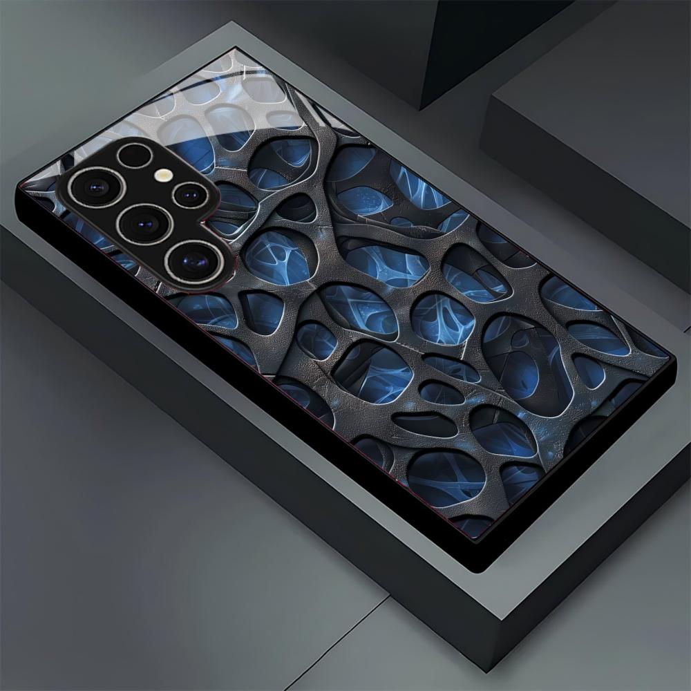 جراب هاتف زجاجي أزرق بتصميم خل - مراجعة Phone Cases Blue وسعره
