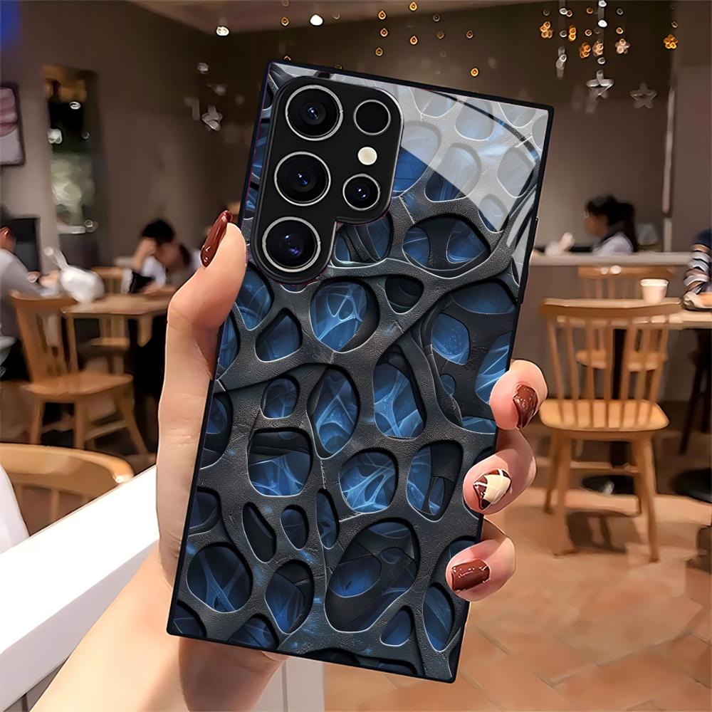 جراب هاتف زجاجي أزرق بتصميم خل - مراجعة Phone Cases Blue وسعره