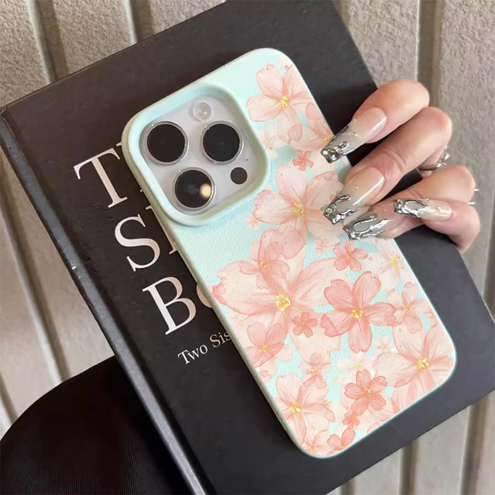 غطاء هاتف وردي بنقشة زهور السا - مراجعة Phone Cases Pink وسعره
