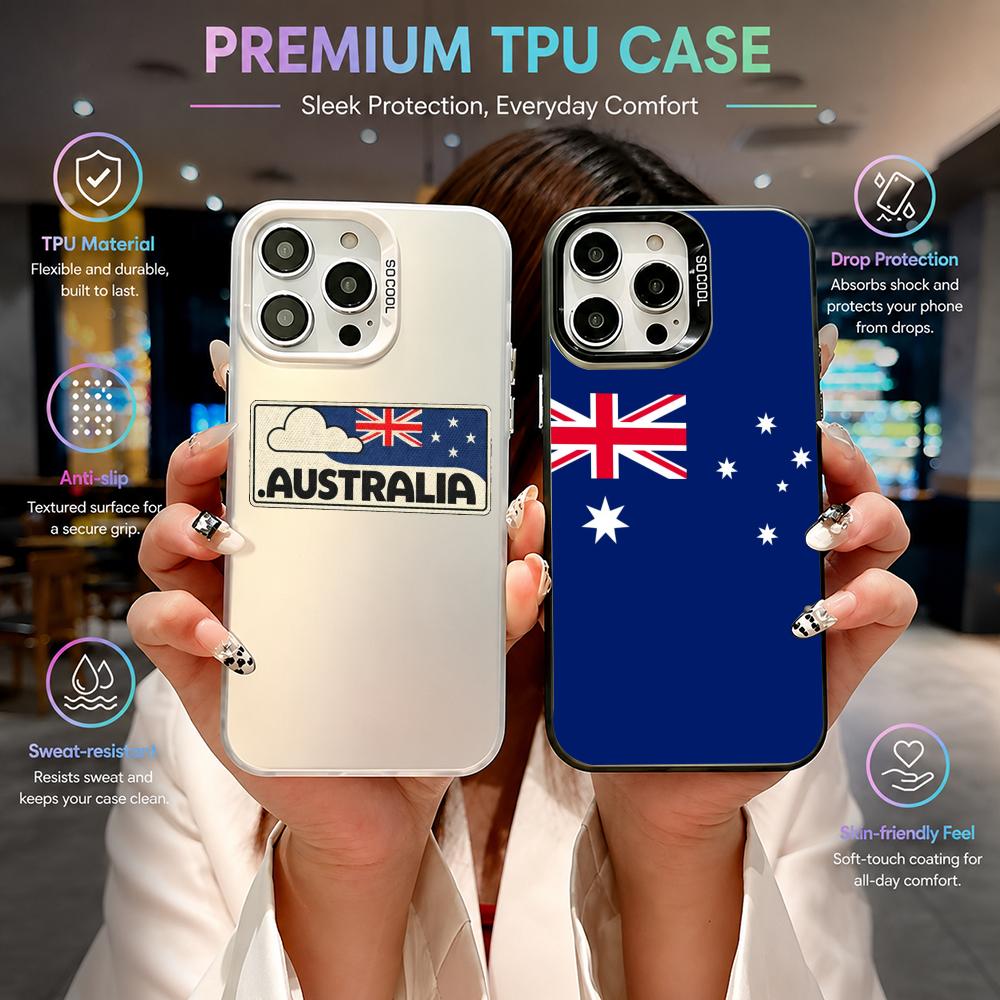 غطاء هاتف رياضي بتصميم علم أست - مراجعة Phone Cases Australia وسعره