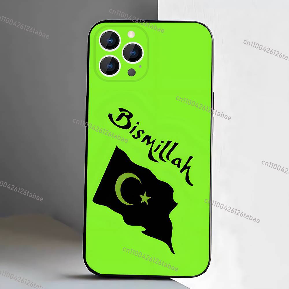 جراب هاتف ناعم أسود بتصميم علم - مراجعة Phone Cases Pakistan وسعره