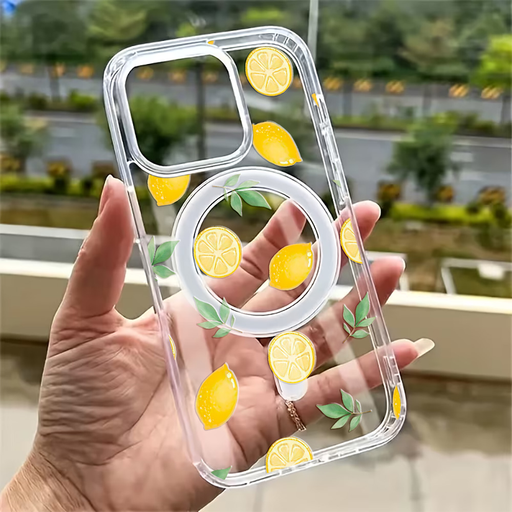 غطاء هاتف صيفي بتصميم الليمون  - مراجعة Phone Cases With Magsafe وسعره