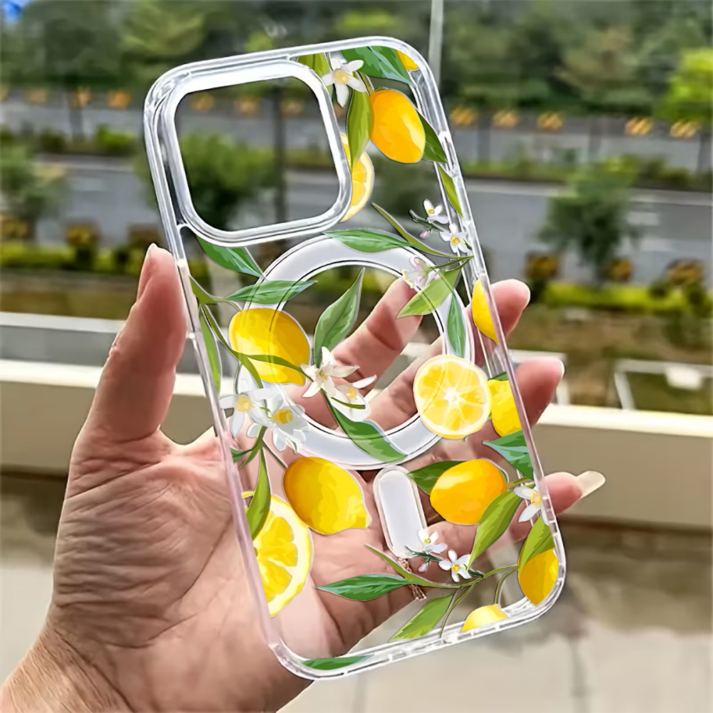 غطاء هاتف صيفي بتصميم الليمون  - مراجعة Phone Cases With Magsafe وسعره