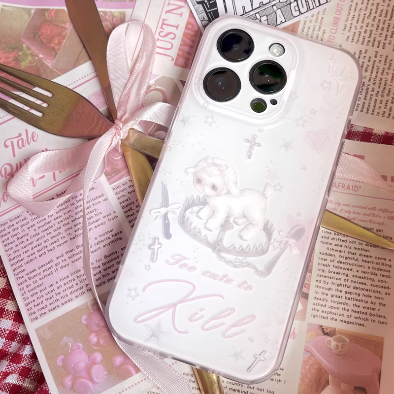 غطاء هاتف كوري Y2k بتصميم خروف - مراجعة Phone Cases Kawaii وسعره
