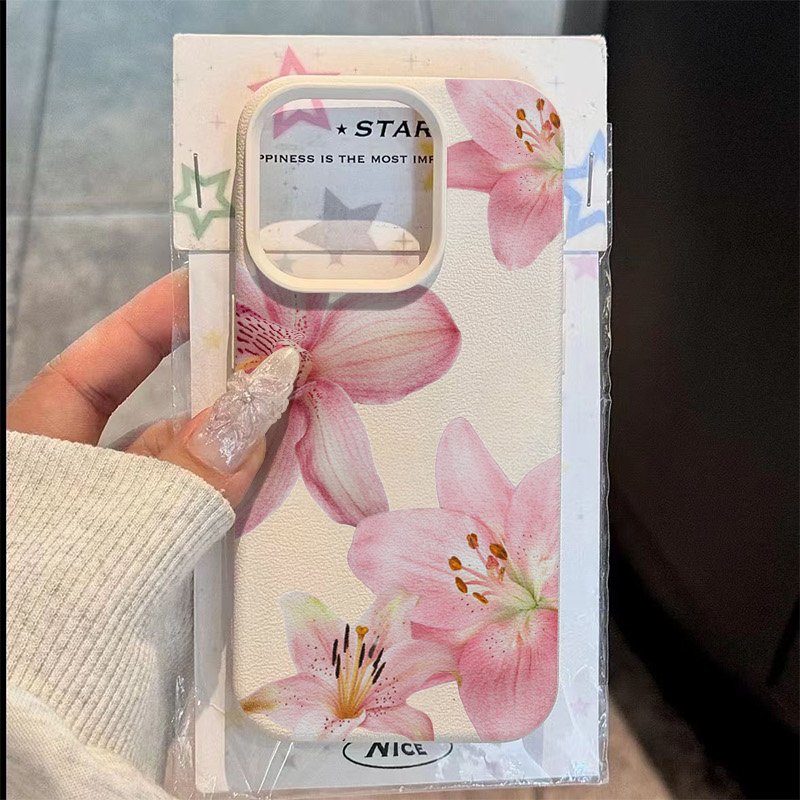 الوردي زنبق ليتشي الملمس قضية  - مراجعة Phone Cases Pink وسعره