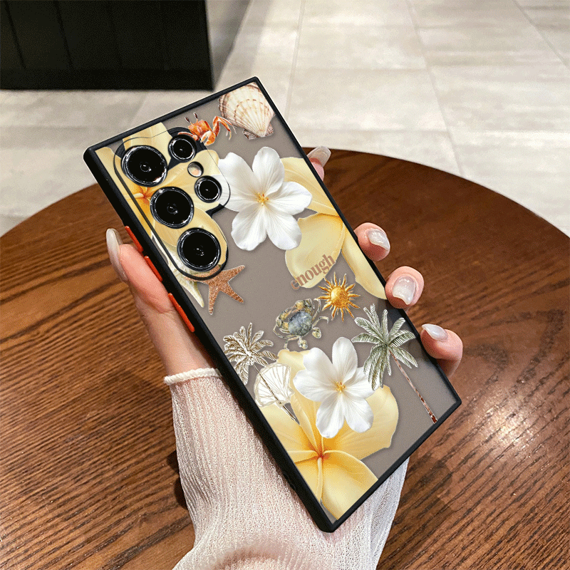 غطاء هاتف مطبوع بزهور صفراء صي - مراجعة Phone Cases Yellow وسعره