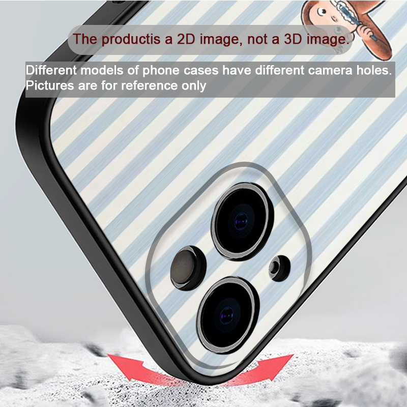 غطاء هاتف كرتوني مخطط على شكل  - مراجعة Phone Cases Iphone 12 وسعره